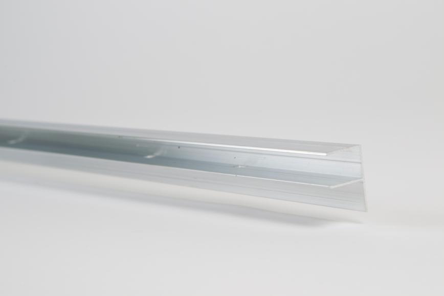 Click-Step, 16 mm, 2-lags, Termoplate, Polykarbonat, Opal, 221mm x 5000mm